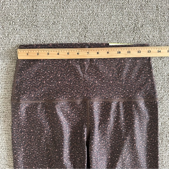 NWOT Aerie Brown High Rise Cheetah Leggings Large - Picture 4 of 10